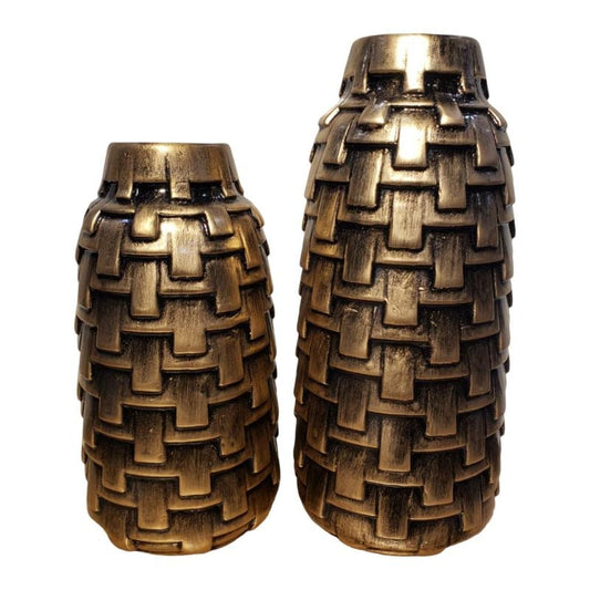 Resin 2 Pcs Vase Set  4th Varient