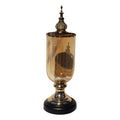 Glass Candy With Base Black {Medium Size}