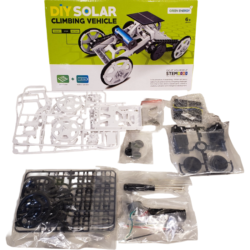 Diy Solar Powered Climbing Vehicle,White