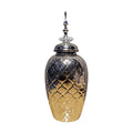 Bronze, White & Silver Ceramic Candy