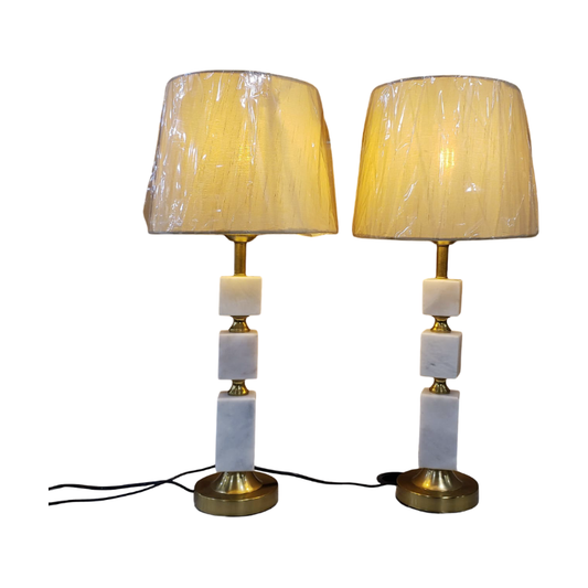 3 Square Marble Lamp {Each Piece}