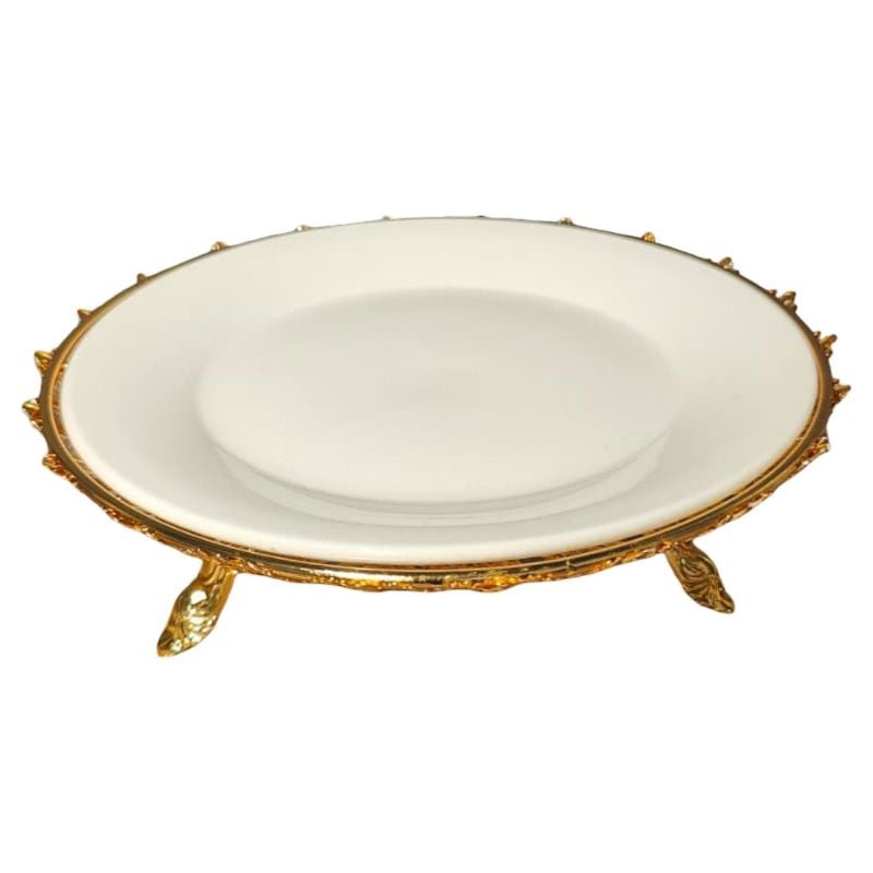 Turkish Leopard Luxe Platter Stand (Roun